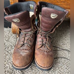 Irish Setter Dark Brown Leather Boots